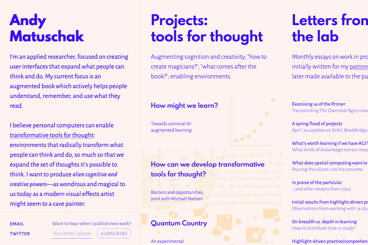 Screenshot of Andy Matuschak