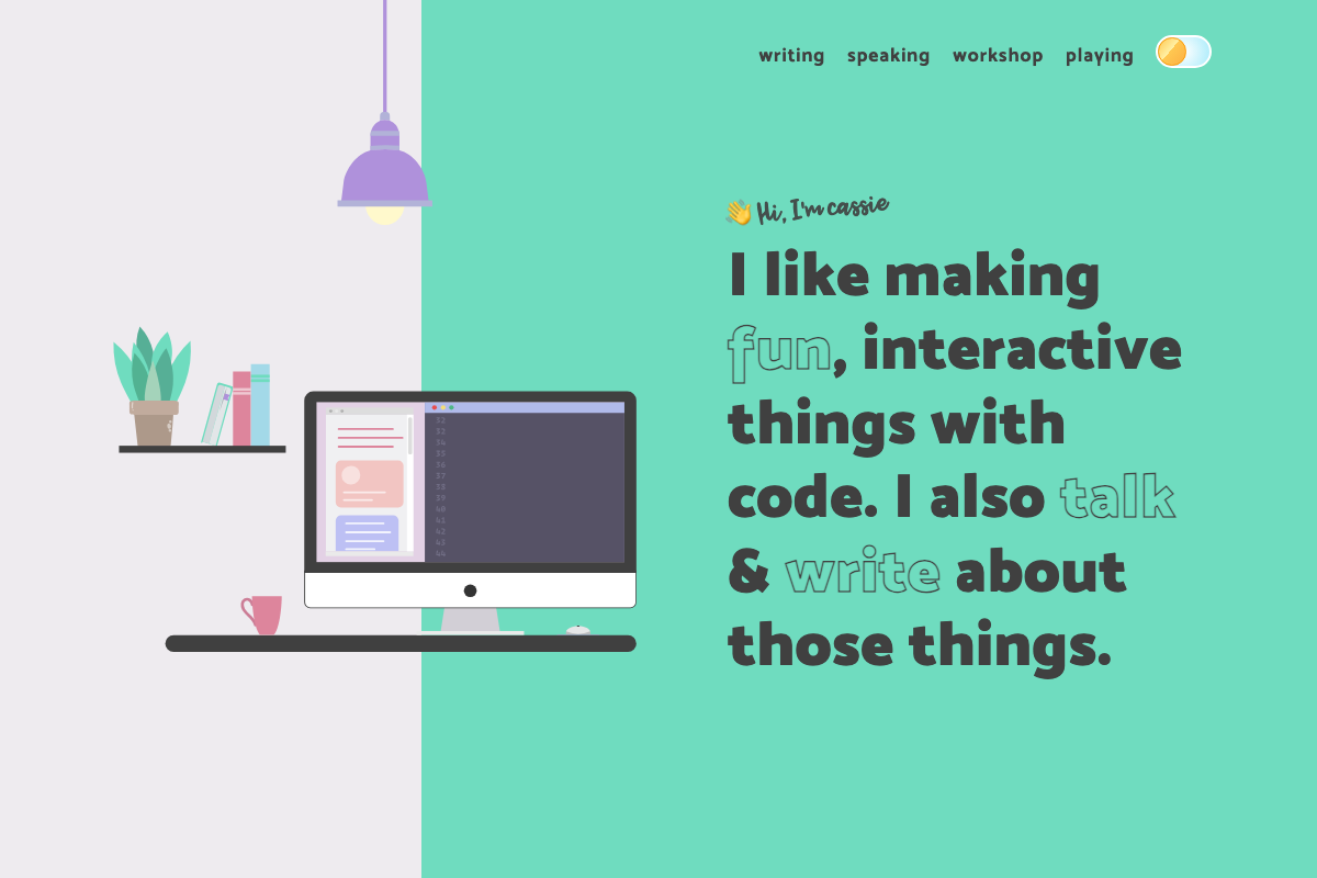 Screenshot of Cassie Evans