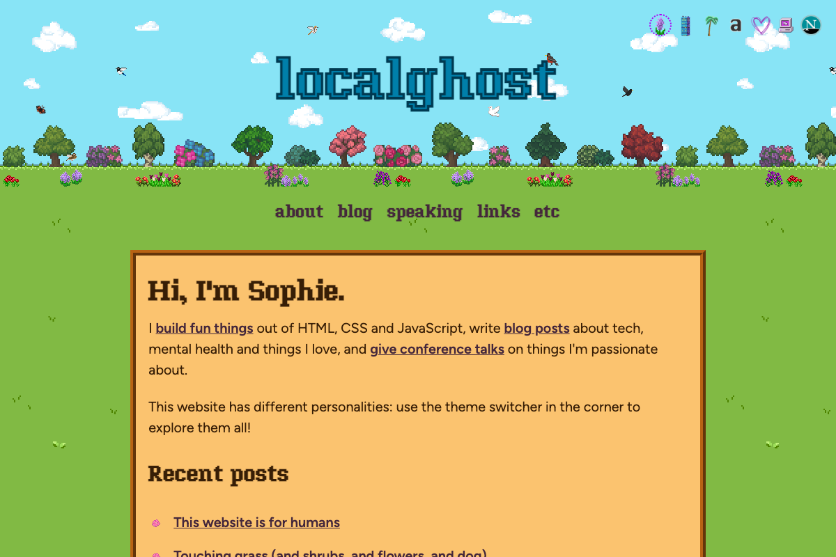 Screenshot of Sophie Koonin